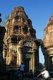 Preah Ko (The ‘sacred bull’) was built by King Indravarman I (877-889), and was a Hindu temple dedicated to the worship of Shiva and constructed in memory of Indravarman’s parents and an earlier king, Jayavarman II, the founder of Roluos.<br/><br/>

The main sanctuary of Preah Ko consists of six brick towers set on a low laterite platform. Formerly each tower would have contained an image of a Hindu deity, but these have long since disappeared.